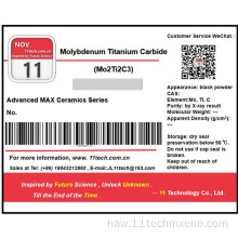 Mxenes series mo2ti2c3 multilayer pwder